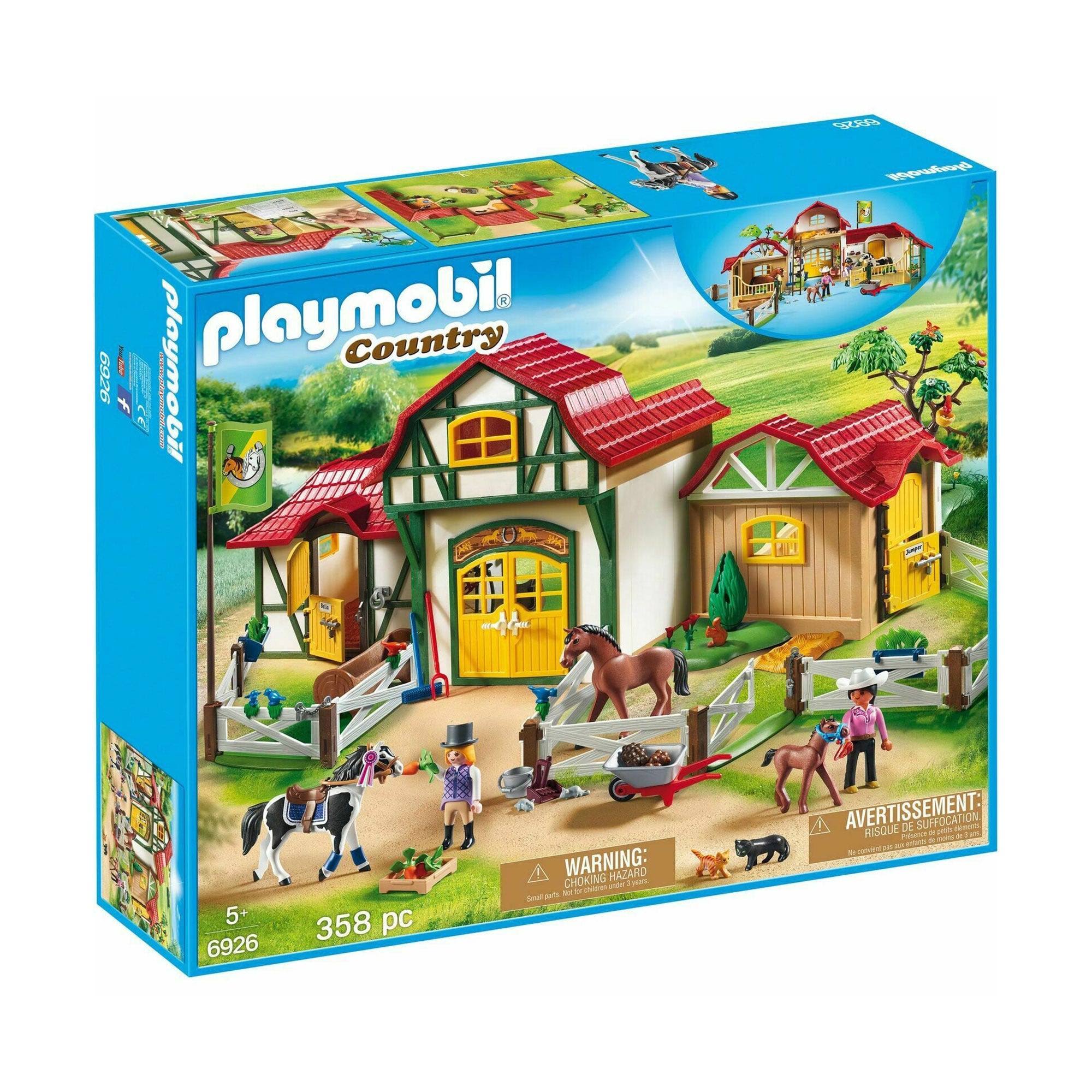 Playmobil Country Large Horse Farm Life Playset Animal Figures Toy Set