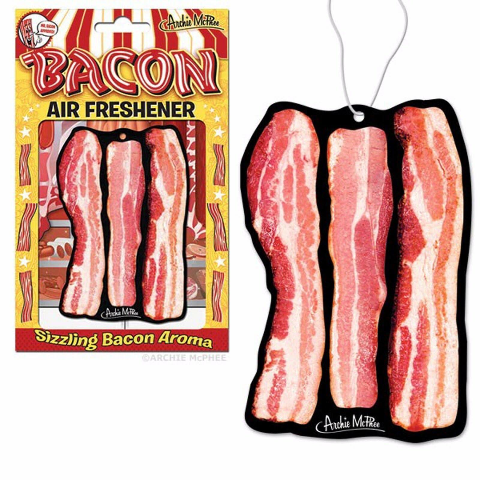 Archie McPhee Deluxe Air Freshener - Bacon Scented