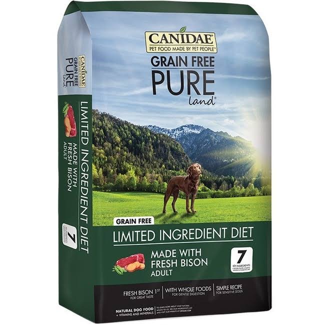 Canidae Pure Land Adult Dog Dry Food - Fresh Bison, 4lb