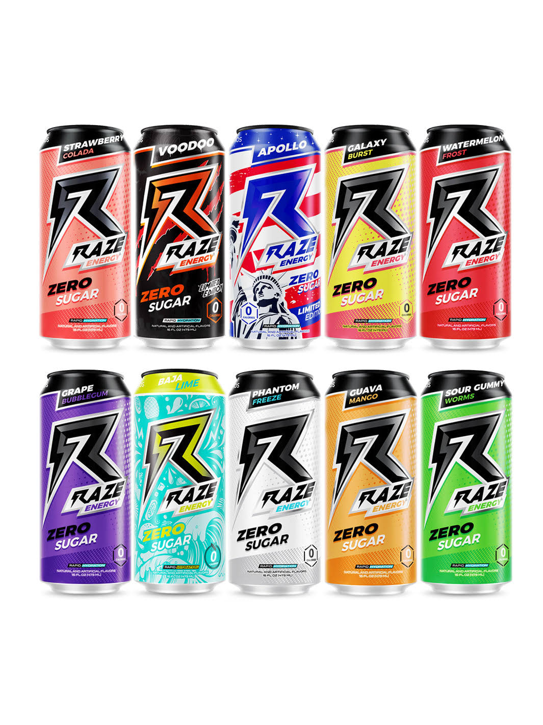 Raze Energy Drink / Apollo