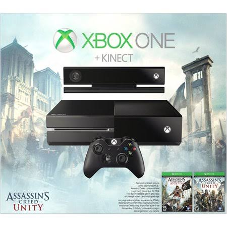 Microsoft Xbox One Assassin's Creed Unity Bundle - 500 GB - Black - includes Kinect