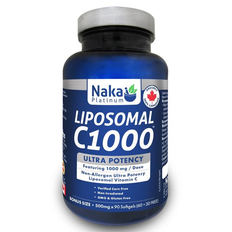 Naka Liposomal C1000 - 90 Softgels | National Nutrition
