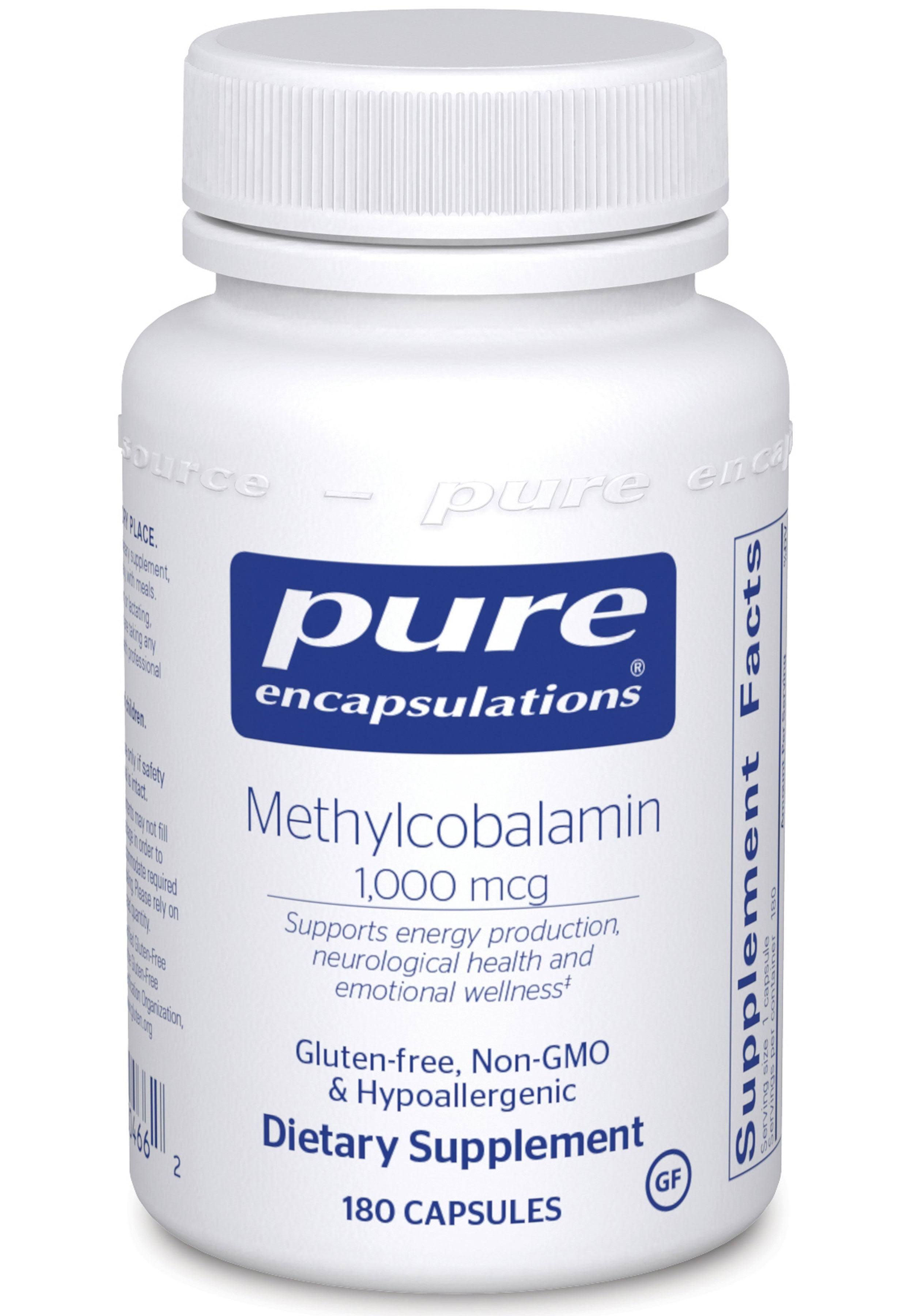 Pure Encapsulations Methylcobalamin Vegetable Capsules - x60