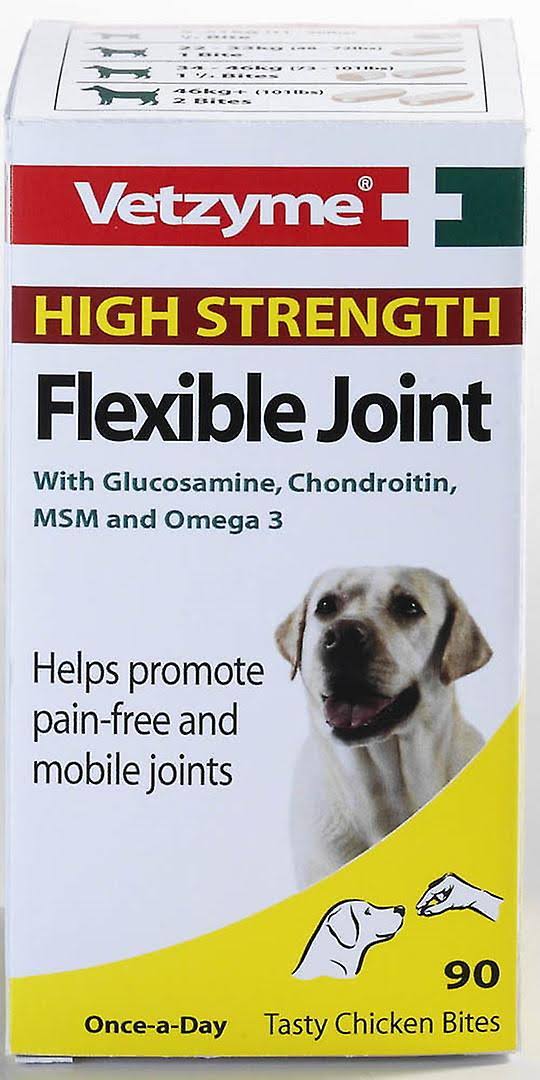 Vetzyme Dog High Strength Flexible Joint - 90 tablets
