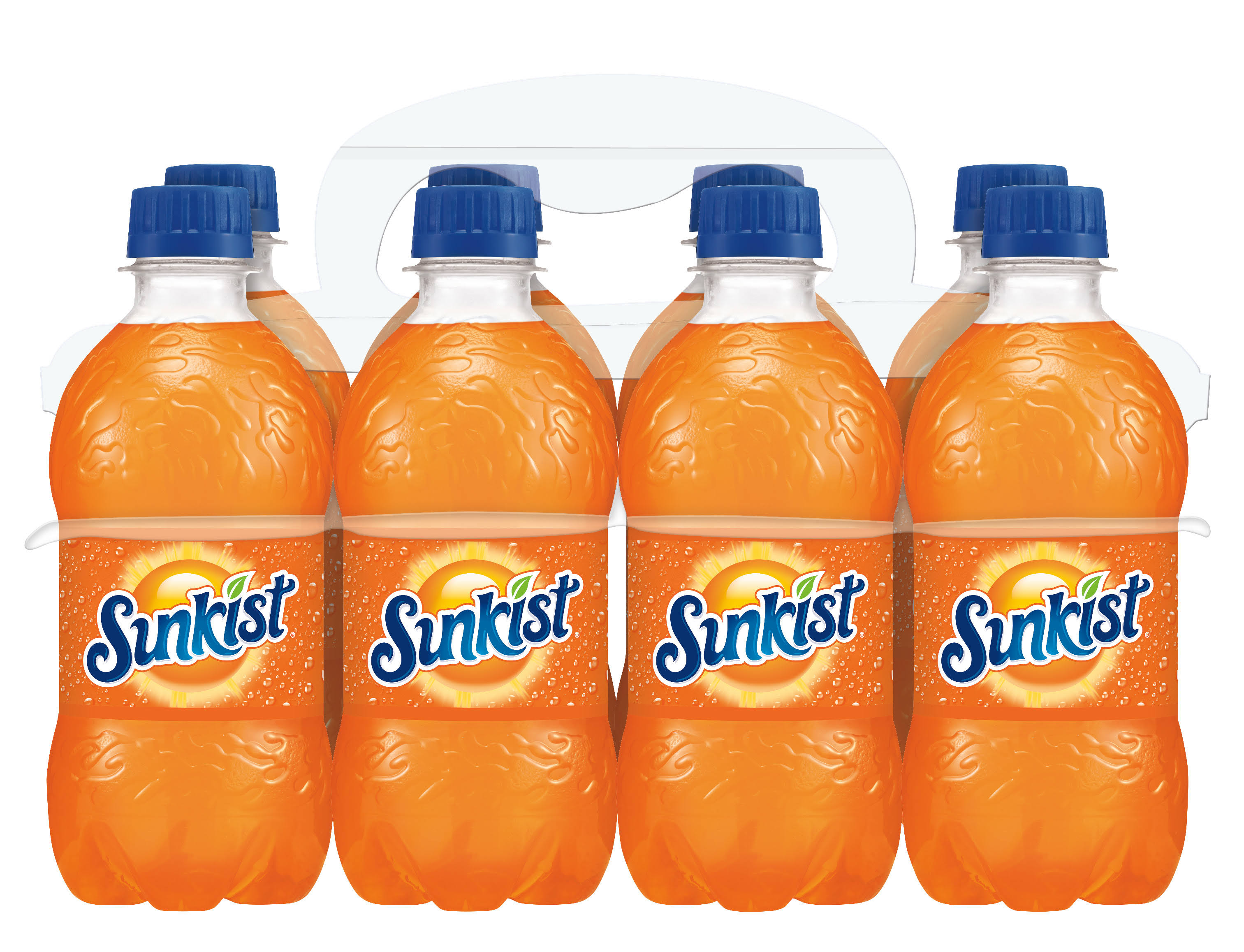 Sunkist Orange Soda - 12oz, x8