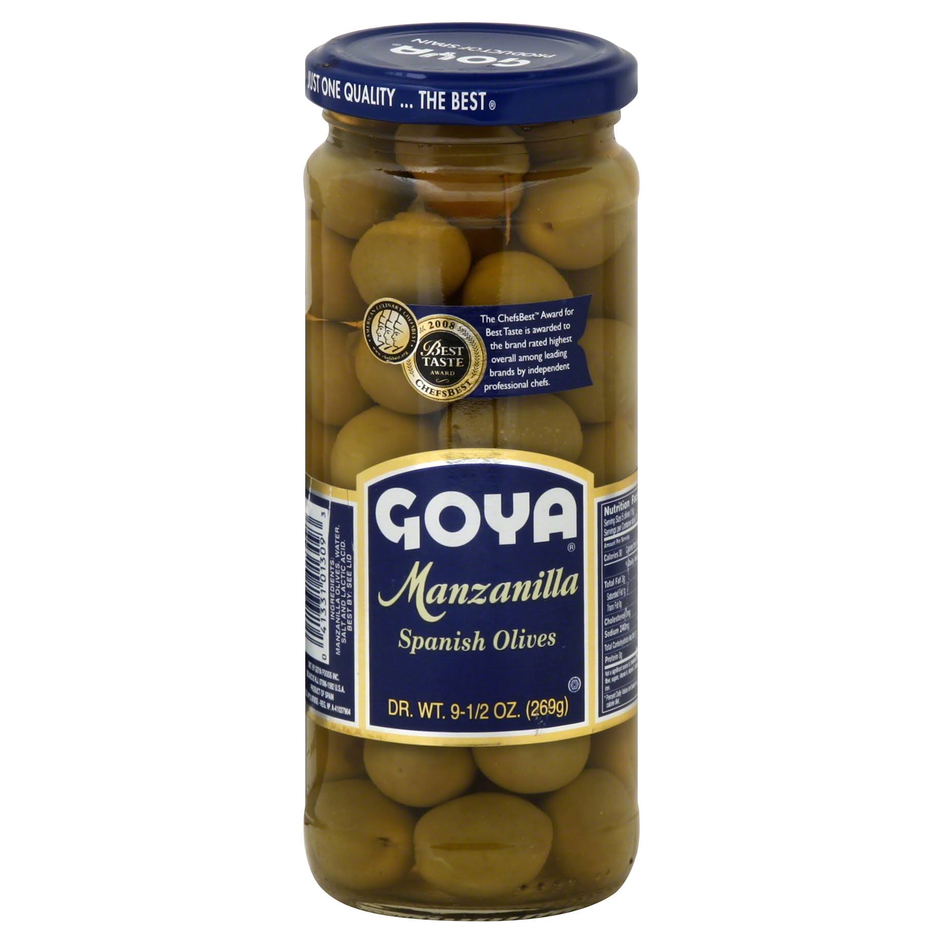 Goya Spanish Manzanilla Olives - 9.5oz