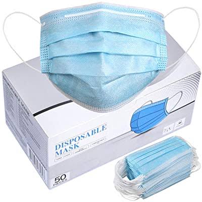 Zhangjiagang Guanming Daily Commodities Disposable Face Mask - Pack Of 50