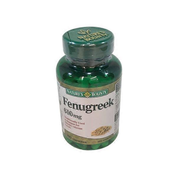 Nature's Bounty Fenugreek Supplements - 100ct