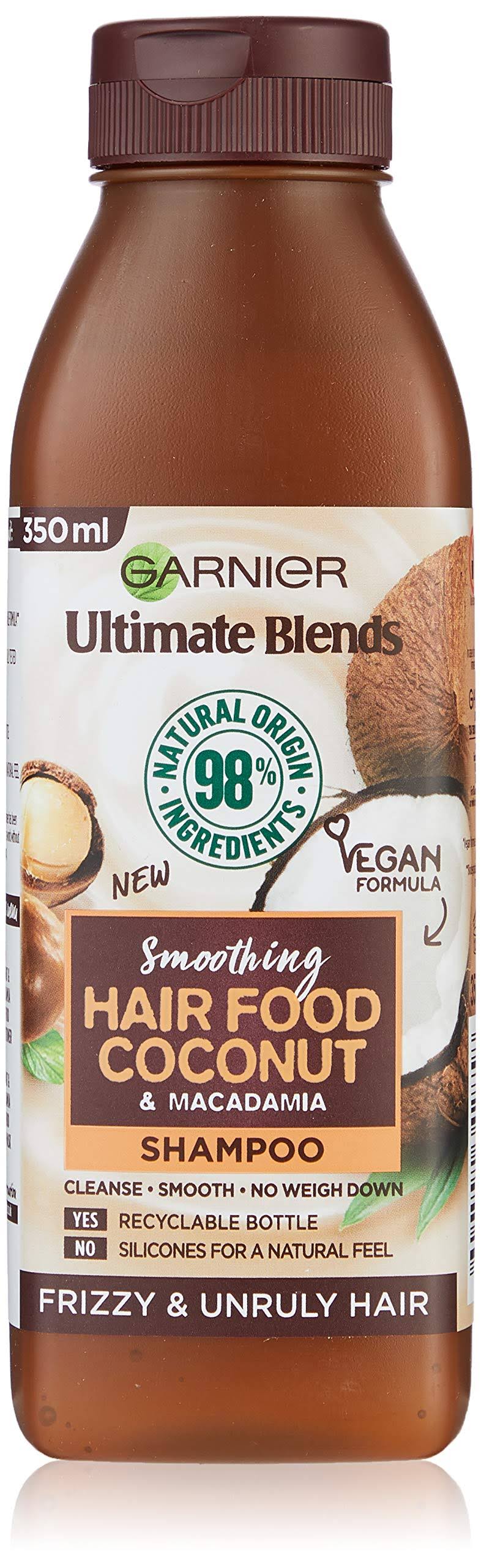 Garnier Ultimate Blends Smoothing Hair Food Coconut Shampoo (350 ml)