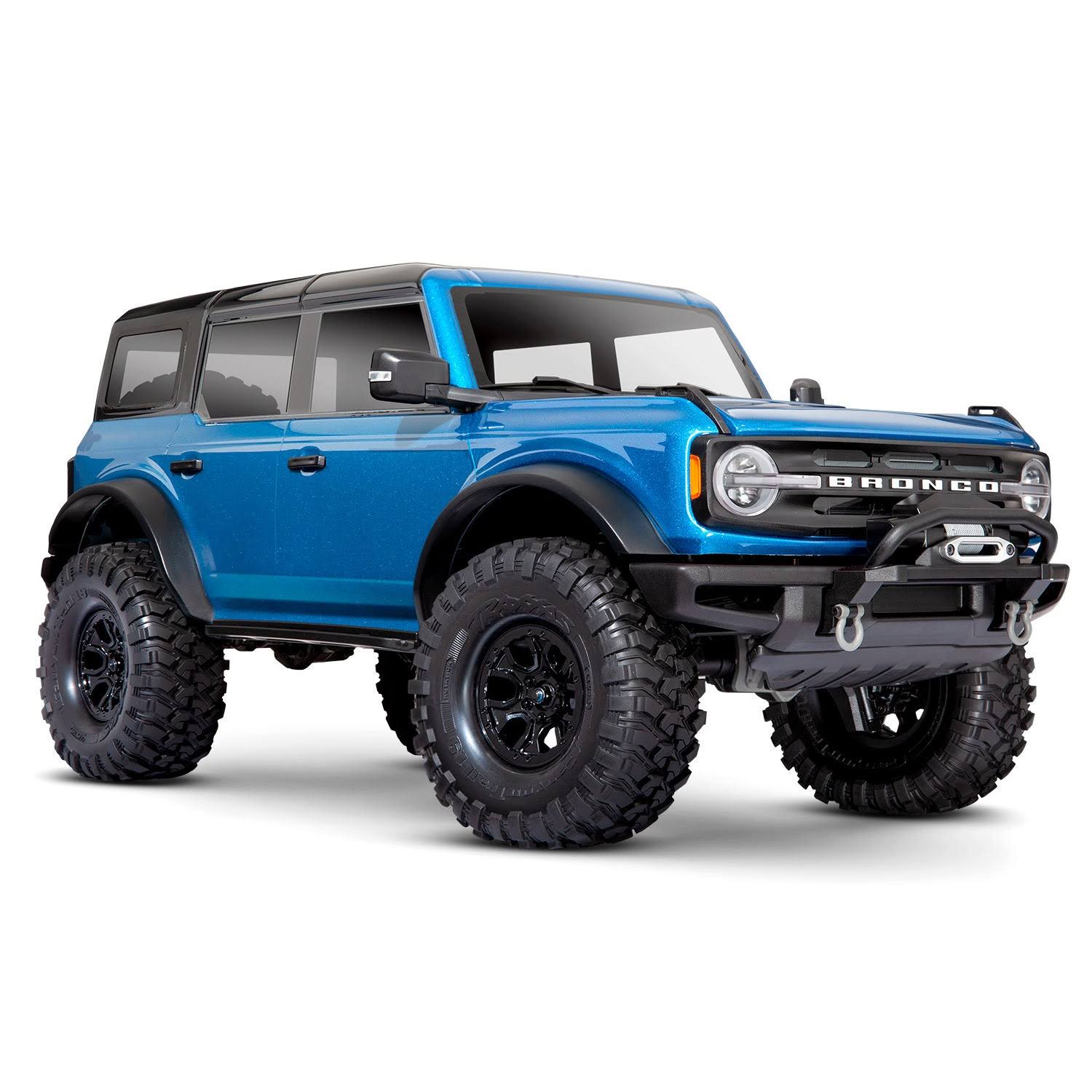 Traxxas TRX-4 1/10 2021 Ford Bronco Trail RTR Rc Rock Crawler (Blue) 92076-4