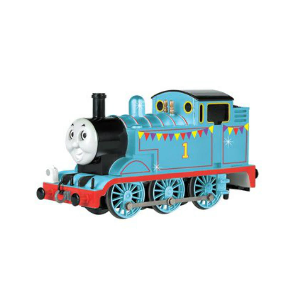Bachmann HO Scale Locomotive Celebration Thomas with Moving Eyes Train Toy