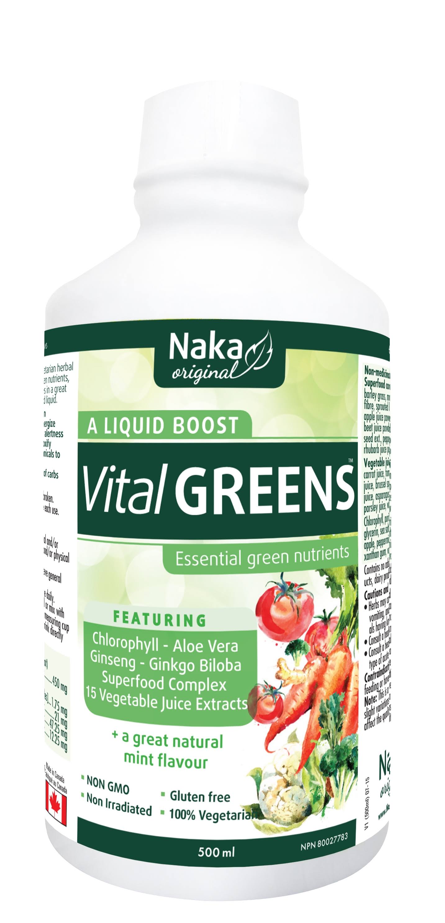 Naka Vital Greens Formula - 500ml