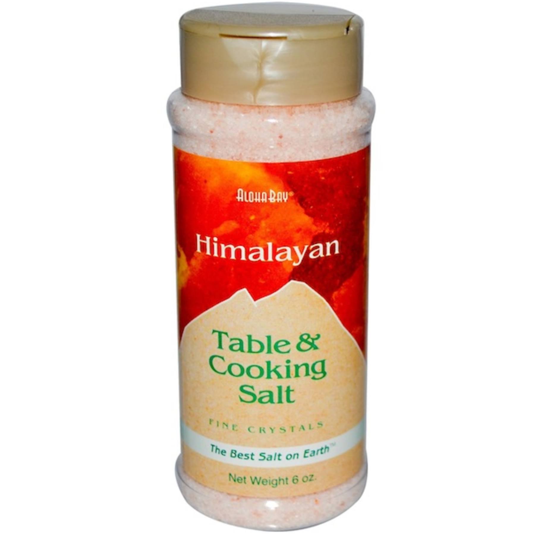Aloha Bay Himalayan Table & Cooking Salt - Fine Crystals, 170g