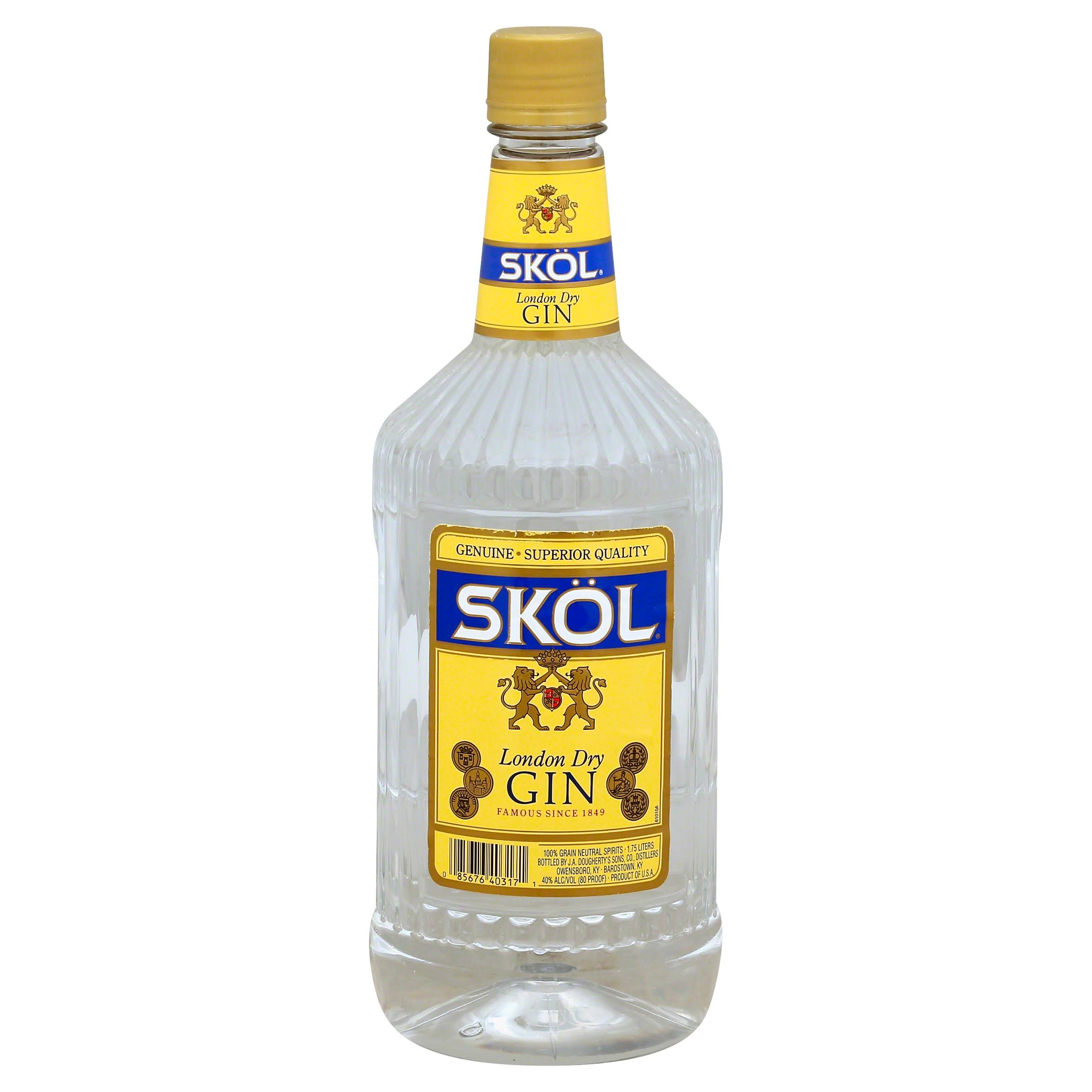 Skol London Dry Gin - 1.75L