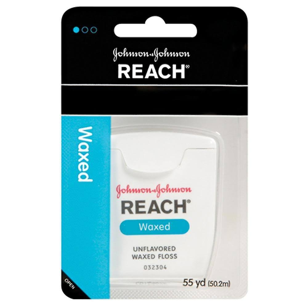 Reach Unflavored Waxed Floss - 50.2m