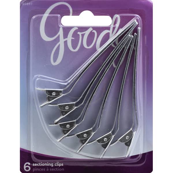 Goody Styling Essentials Aluminum Hair Clip - Silver, 6ct
