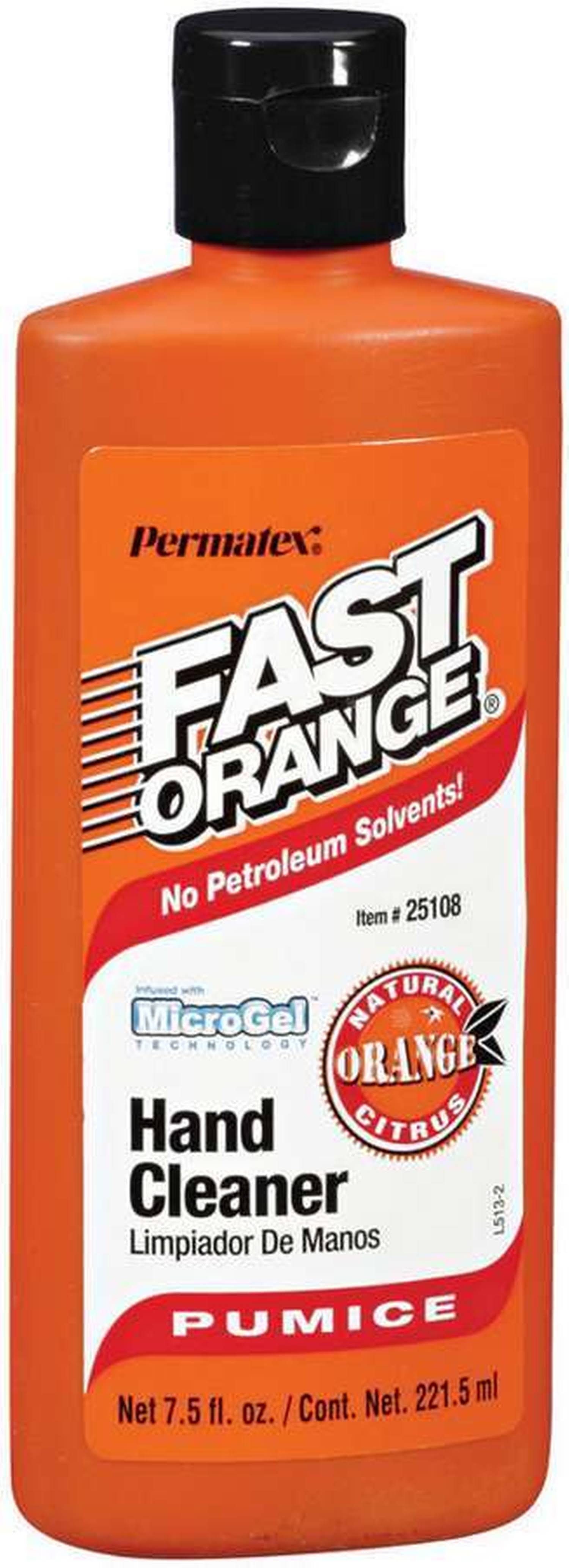 Permatex 25108 Fast Orange Pumice Lotion Hand Cleaner - 7.5oz