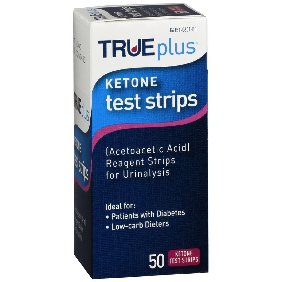 True Plus Ketone Test Strips - 50 ct