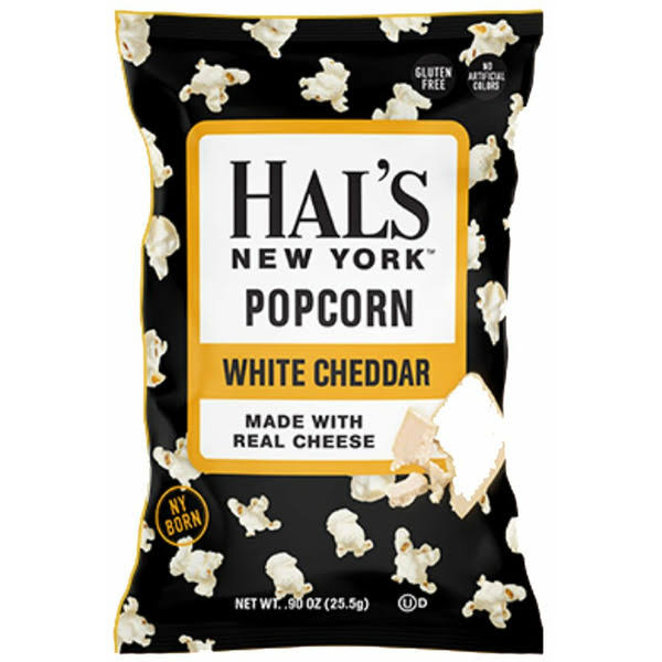 Hal's New York Kettle Cooked Potato Chips, Gluten Free (White Cheddar