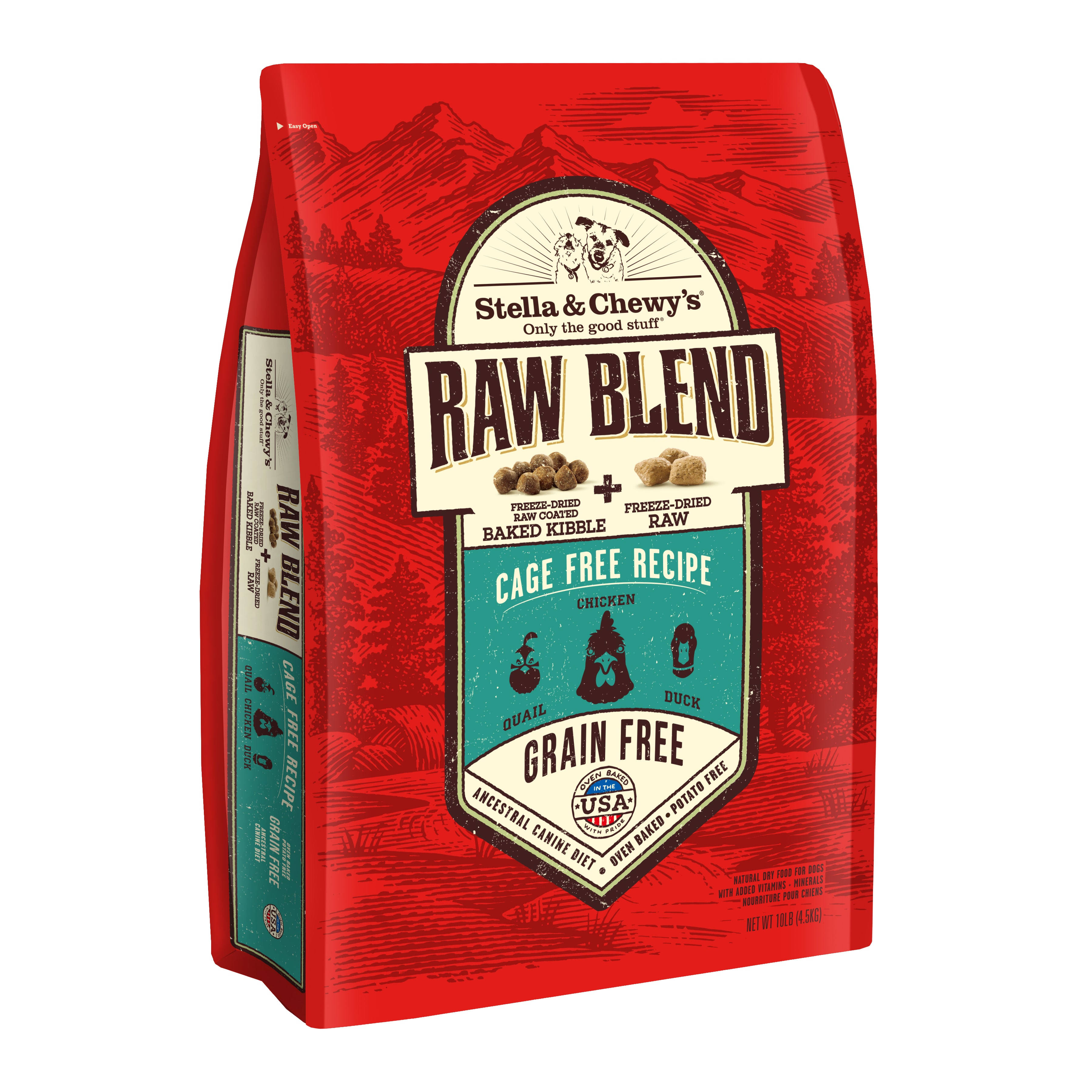 Stella & Chewy's Raw Blend Cage Free Recipe Dog Food 10lb