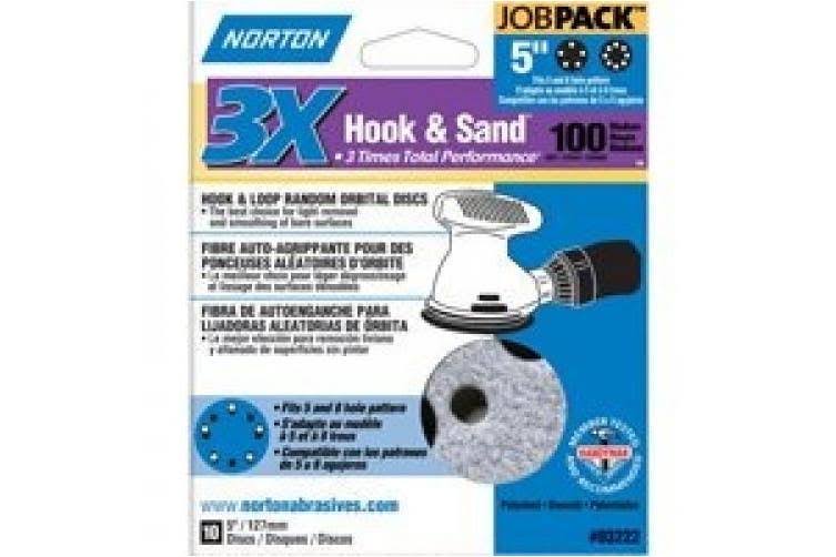 Norton Hook And Sand Paper Disc - 100 Grit