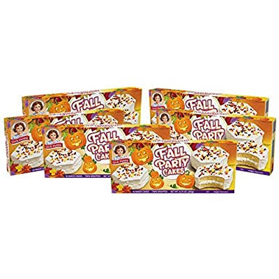 Little Debbie Fall Party Cakes - Vanilla, 10 Pack