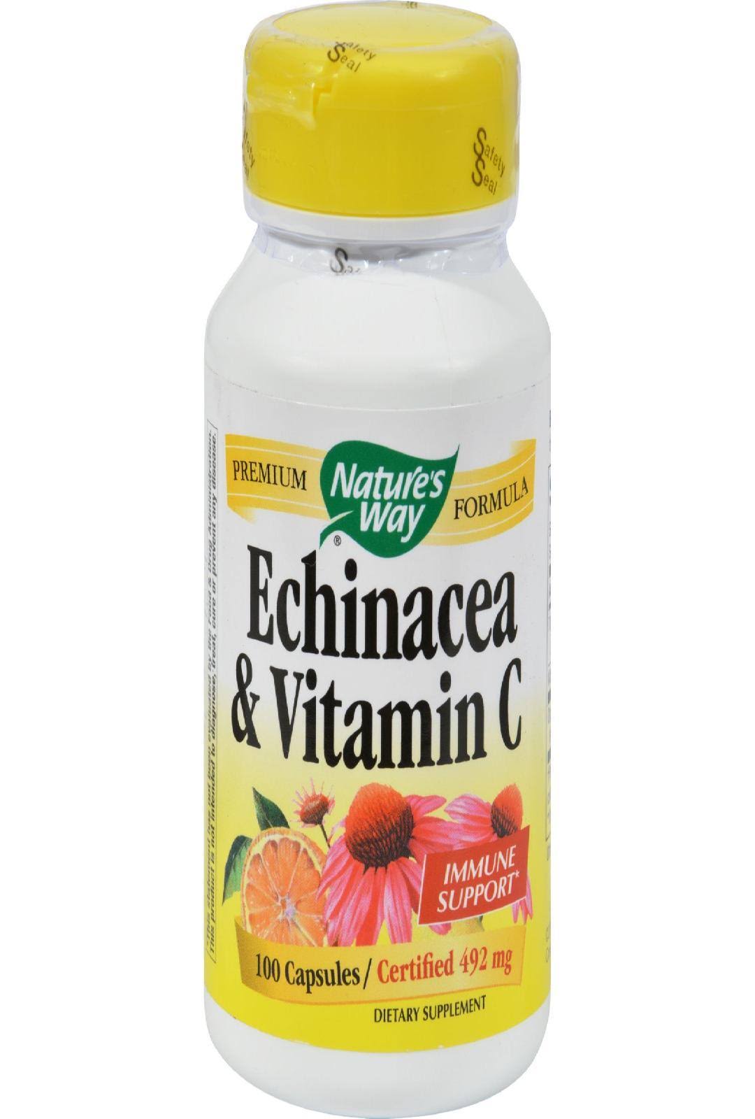 Nature's Way Echinacea and Vitamin C - 492mg, x100
