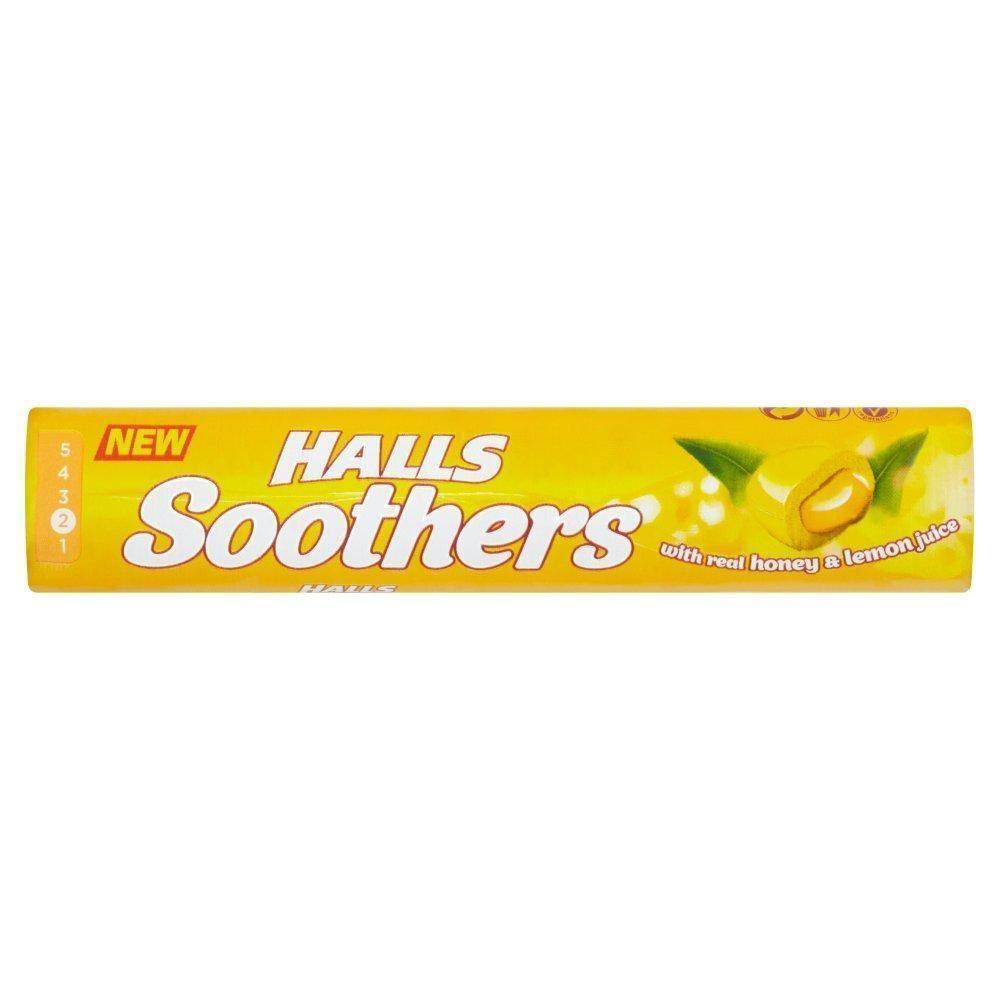 Halls 45 g Honey and Lemon Sweets Soothers - Pack of 20