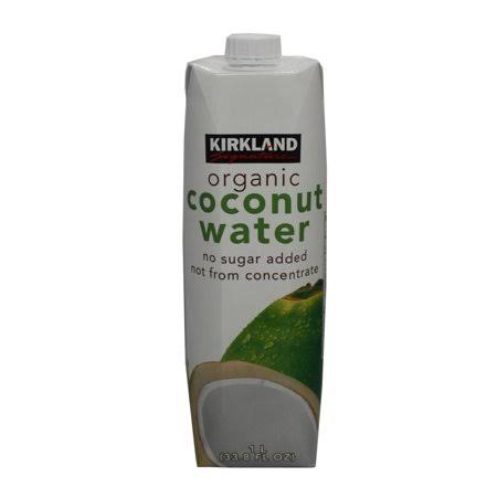 Kirkland Signature Organic Coconut Water 33.8 Ounce, Size: 33.8 oz
