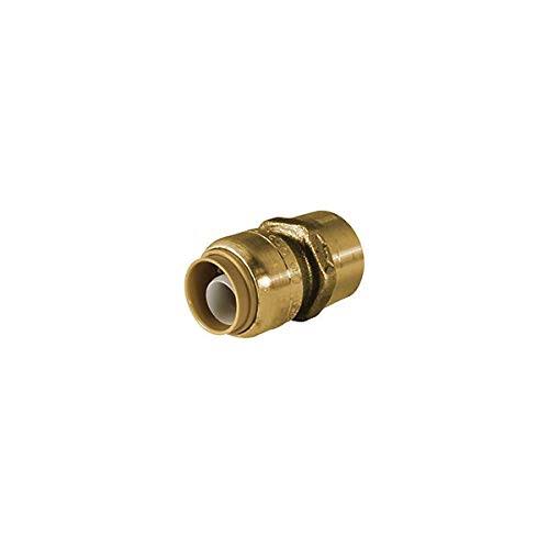 SharkBite Push-to-Connect x Female Pipe Thread Adapter - Brass, 1/2", 4 Pack