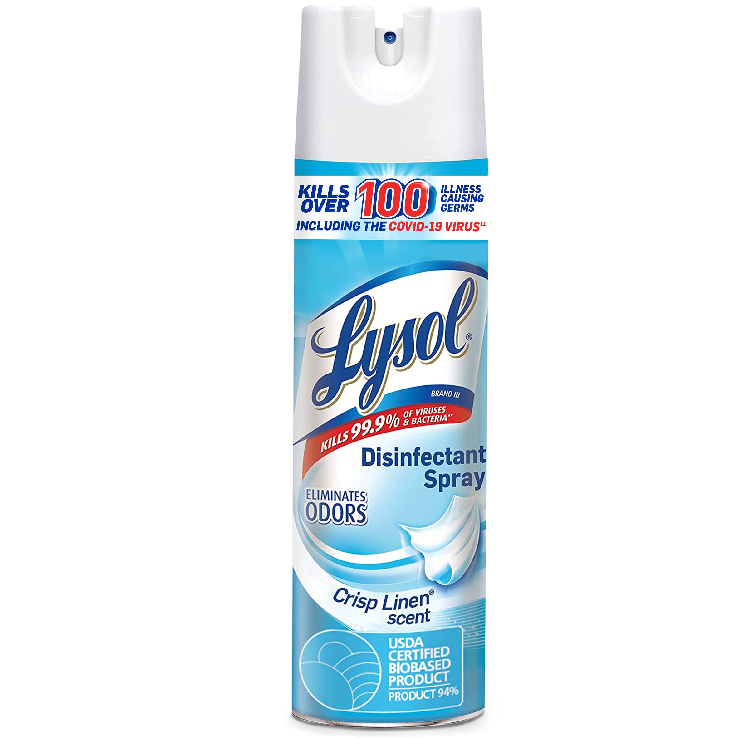 Lysol Disinfectant Spray - Crisp Linen, 538g