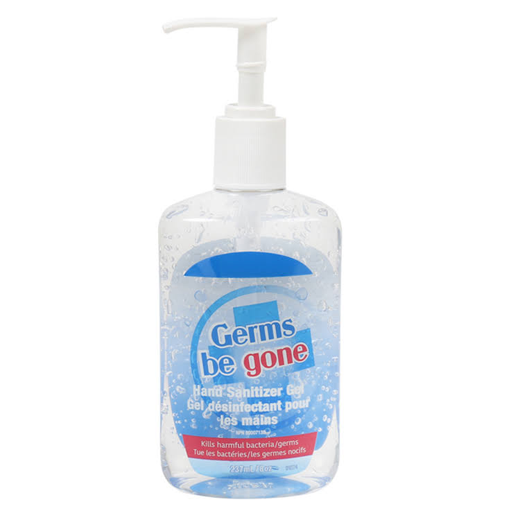 Germs be gone Hand Sanitizer with Pump Dispenser 237ml 1Pack
