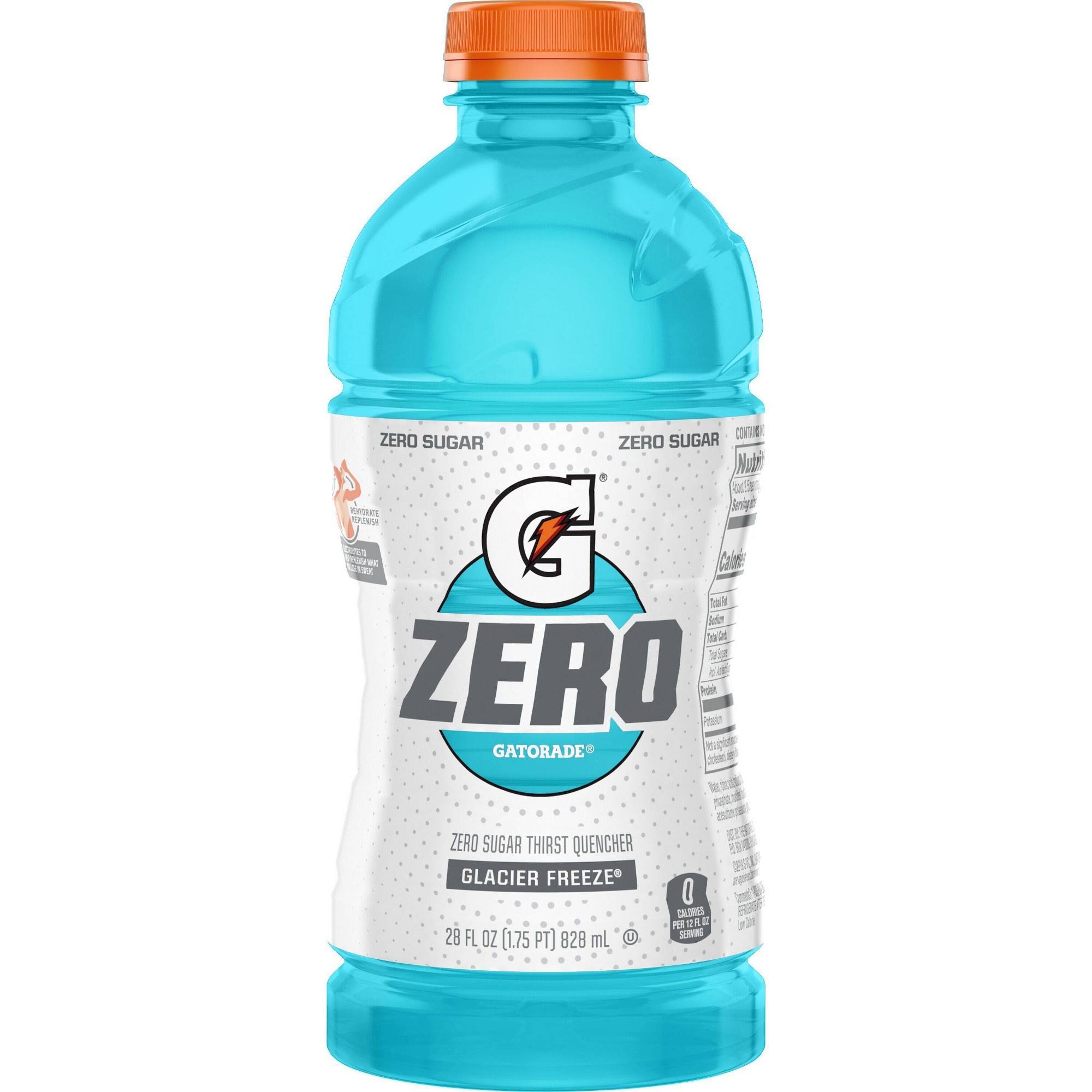 Gatorade Zero Thirst Quencher, Zero Sugar, Glacier Freeze - 28 fl oz