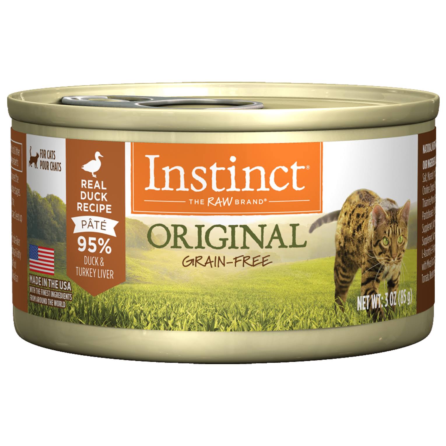 Nature's Variety Instinct Canned Cat Food - Duck, 85g