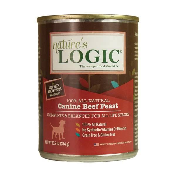 Nature's Logic Dog Food - Canine Beef Dinner Fare, 374.2g