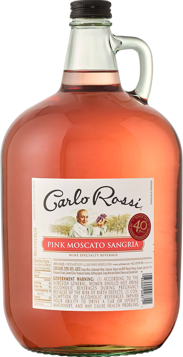 Carlo Rossi Pink Moscato Sangria (4 L)