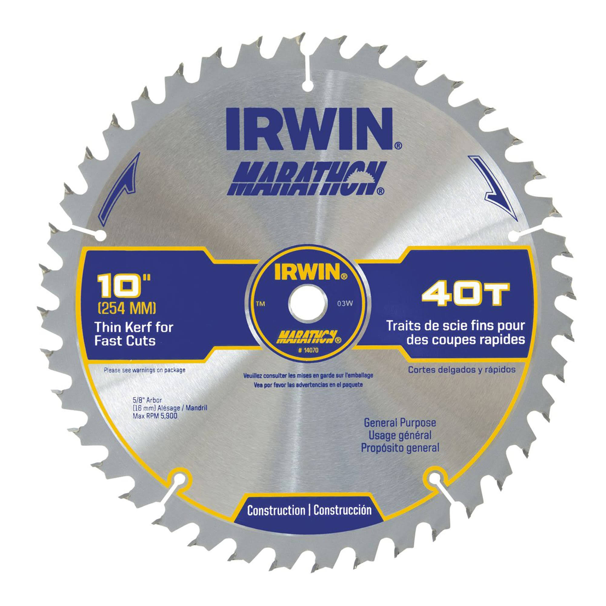 Irwin Tools Marathon Saw Blade - 10"