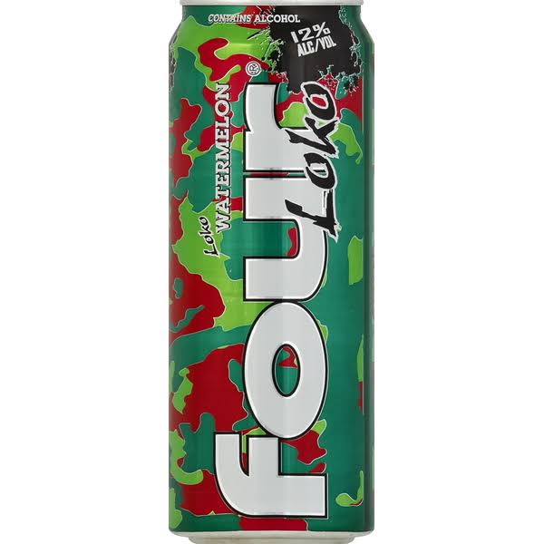 Four Loko Malt Beverage, Watermelon - 23.5 fl oz
