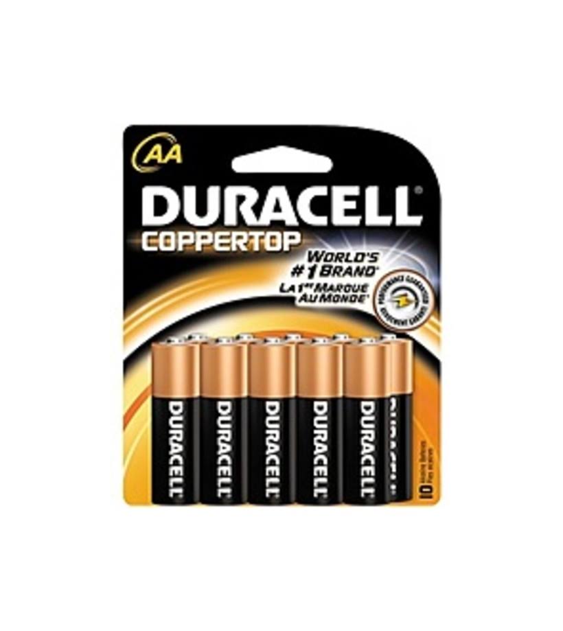 Duracell Coppertop Alkaline AA Battery - 10 Pack