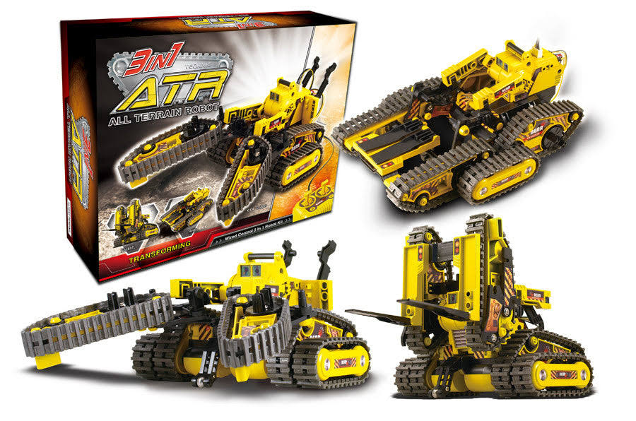CIC Kits CIC21-536N 3 in 1 All Terrain Robot Kit