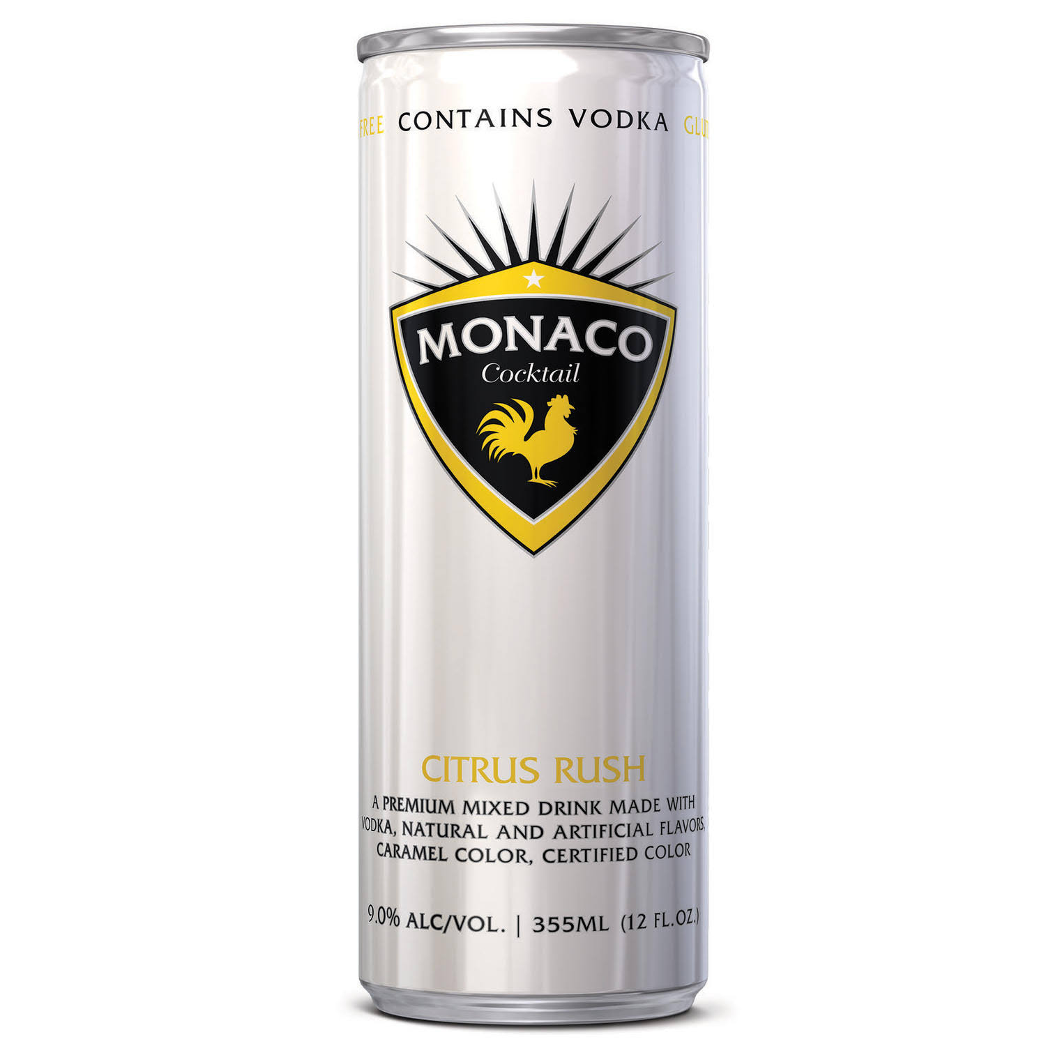 Monaco Citrus Rush 4pk Can Cocktail