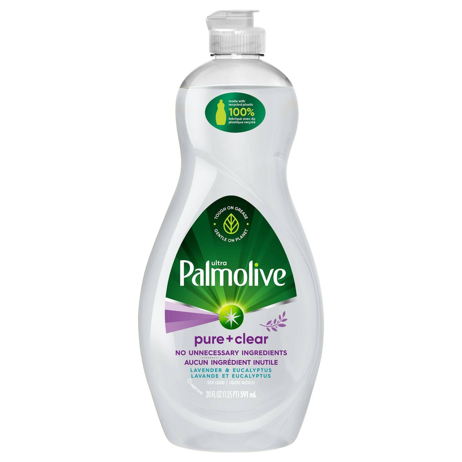 Palmolive Pure + Clear Ultra Lavender & Eucalyptus Dish Liquid - 20 fl oz