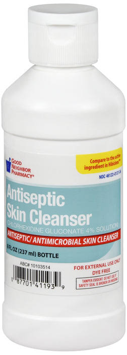 GNP Antisepti Skin Cleans Liq 8 oz