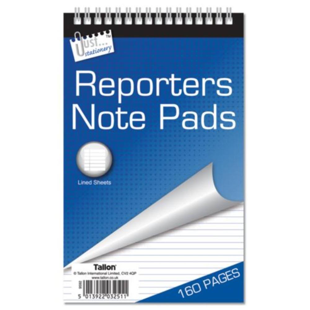Reporters Note Pads - 160 Pages
