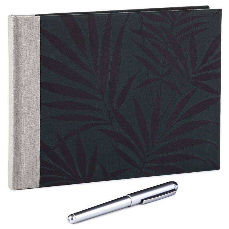 Hmk Palm Leaves Guest Book with Pen