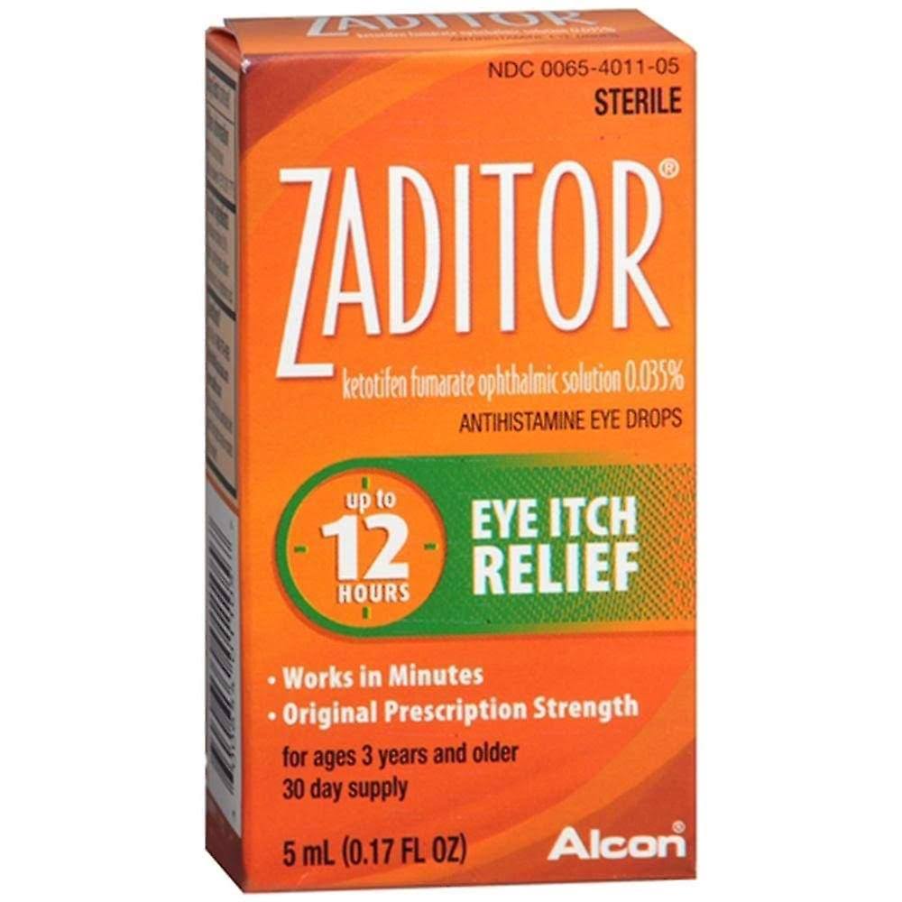 Alcon Zaditor Eye Itch Relief Drops - 5ml
