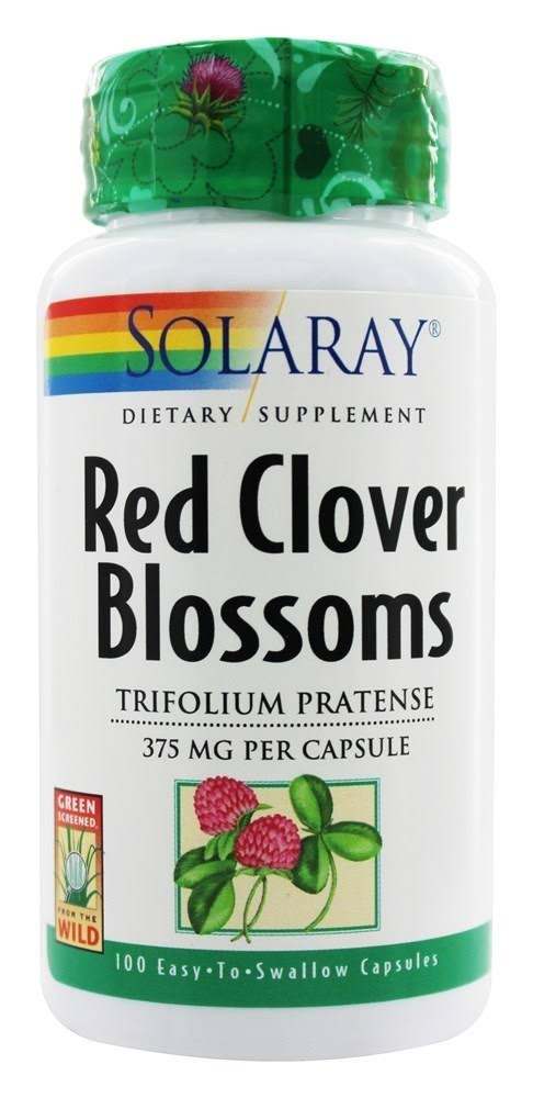 Solaray Red Clover Blossoms - 100 Caps