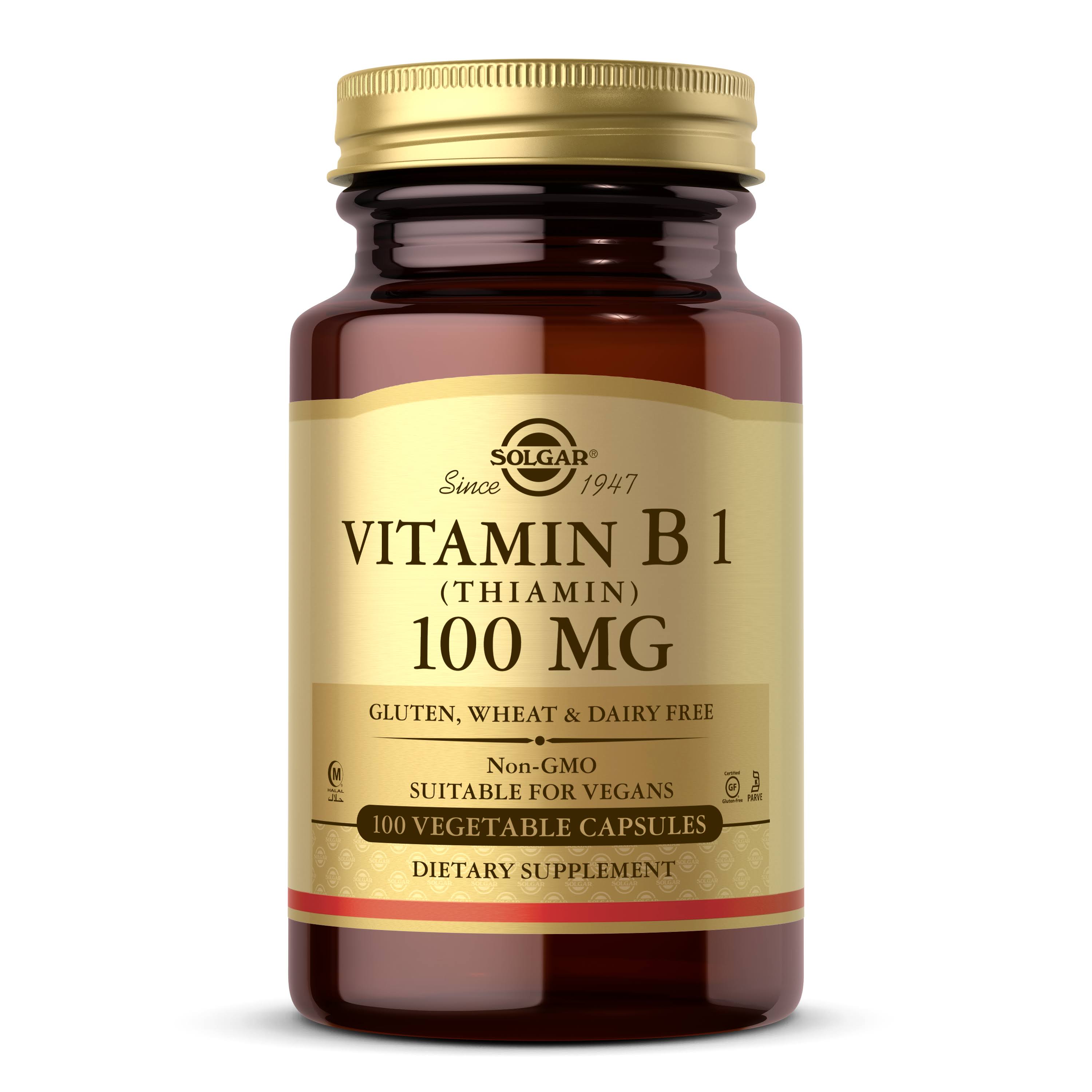 Solgar Vitamin B1 100 mg - 100 capsules