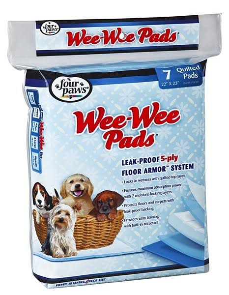 Four Paws Wee-Wee Standard Dog Housebreaking Pads - 7 Pack