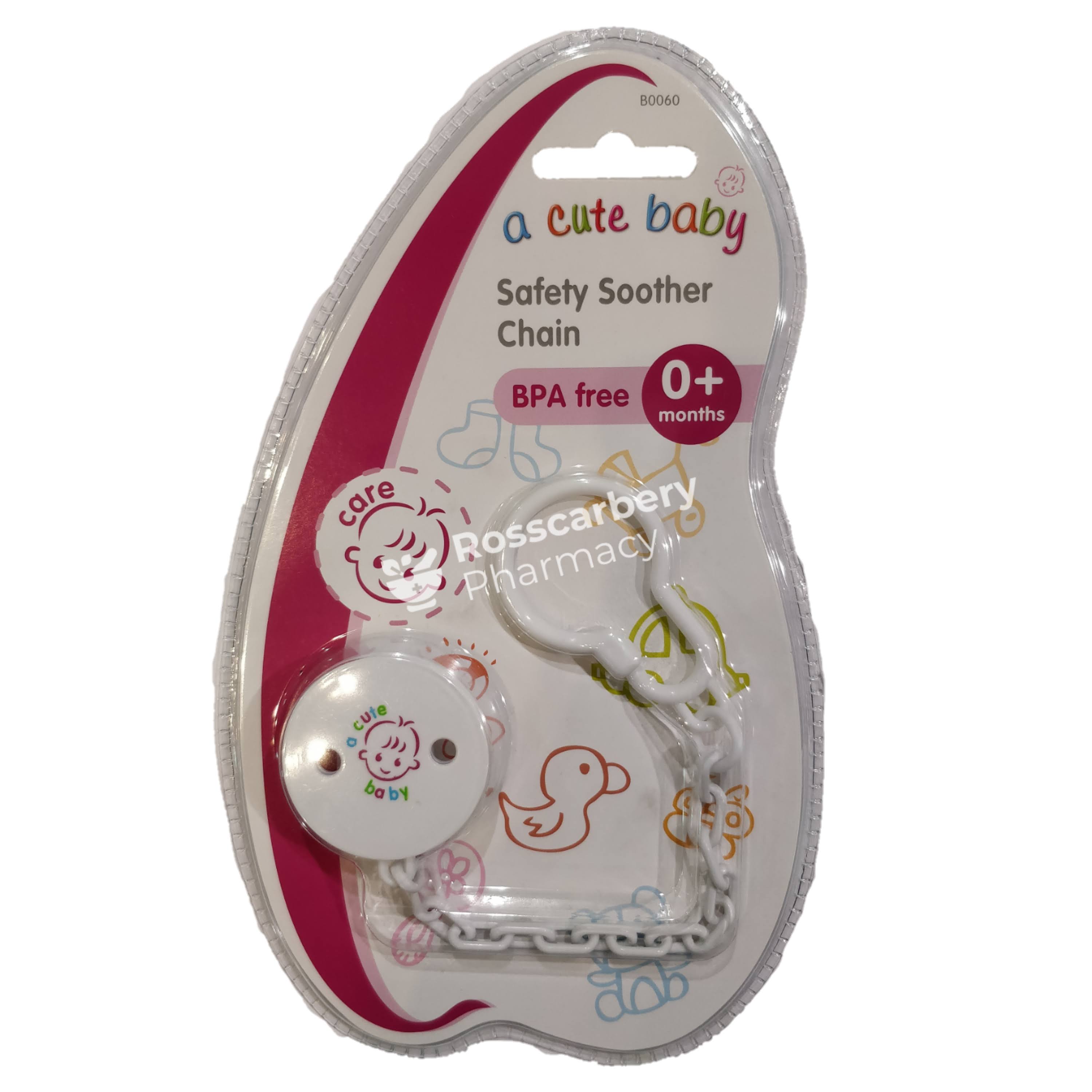A Cute Baby Safety Soother Chain 0+months 1